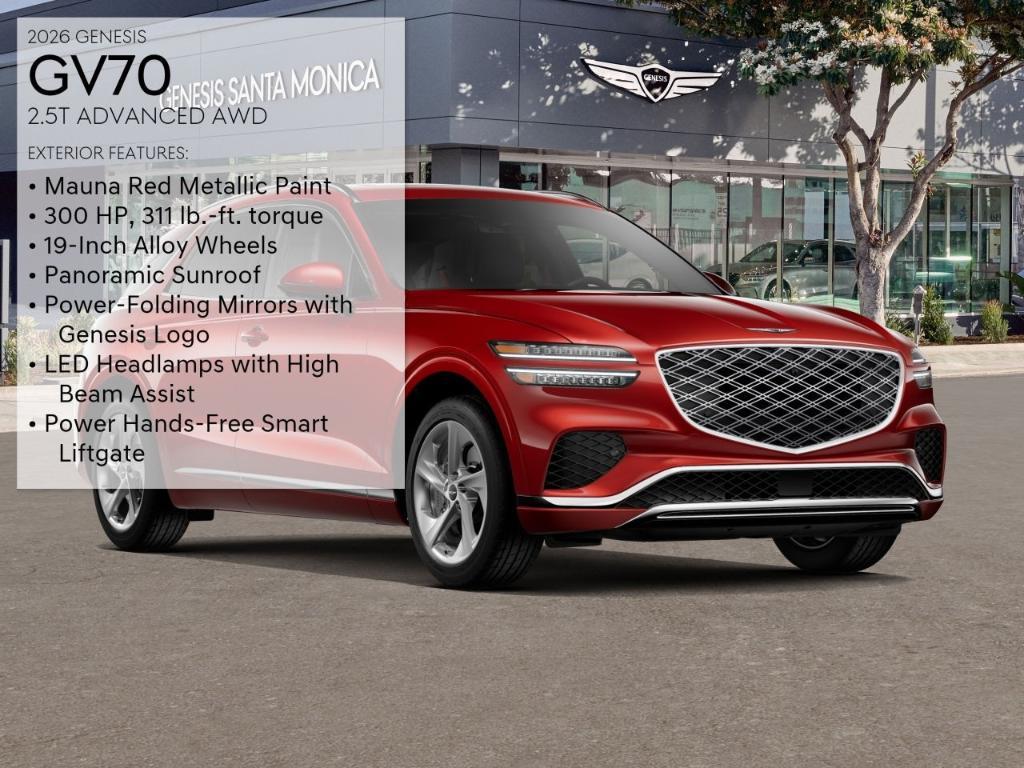 new 2026 Genesis GV70 car, priced at $57,985