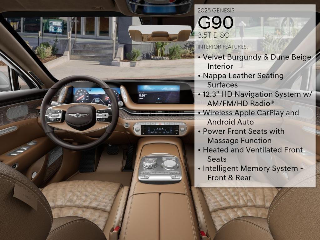new 2025 Genesis G90 car, priced at $97,245
