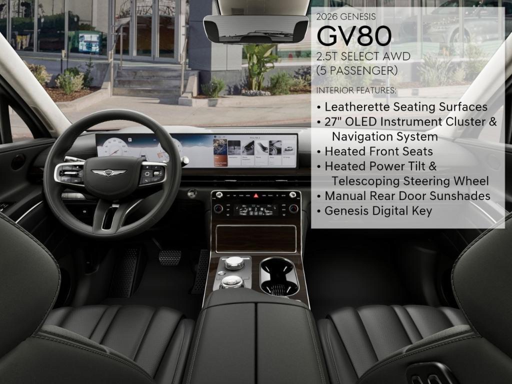 new 2026 Genesis GV80 car, priced at $66,055