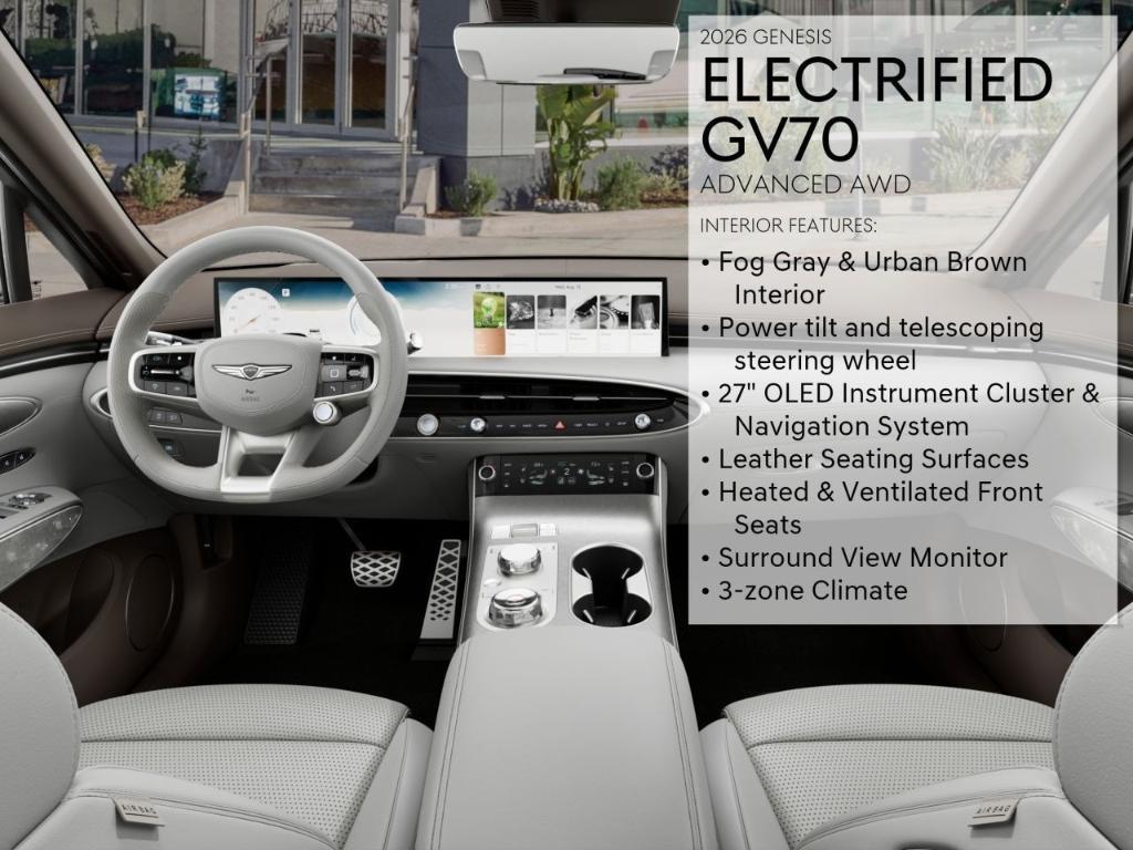 new 2026 Genesis Electrified GV70 car, priced at $71,965