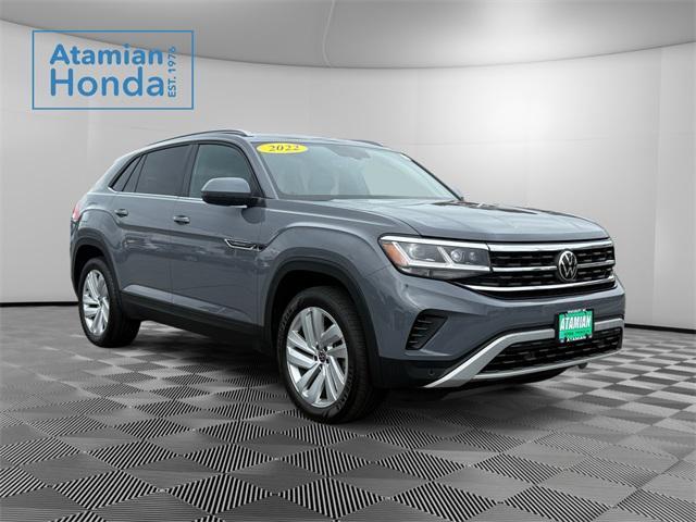 used 2022 Volkswagen Atlas Cross Sport car, priced at $29,888