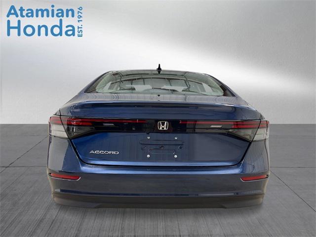 new 2025 Honda Accord car, priced at $31,755
