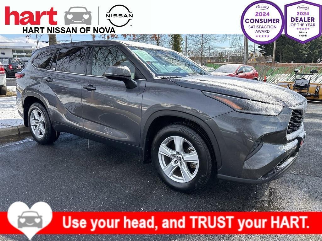 used 2021 Toyota Highlander car, priced at $29,500