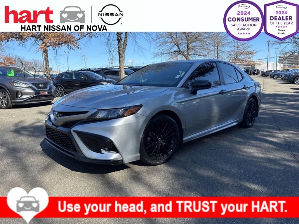 used 2021 Toyota Camry car, priced at $18,500