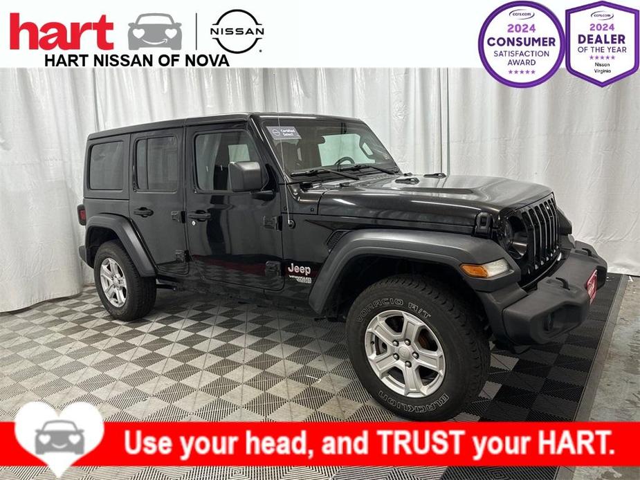 used 2020 Jeep Wrangler Unlimited car, priced at $34,595