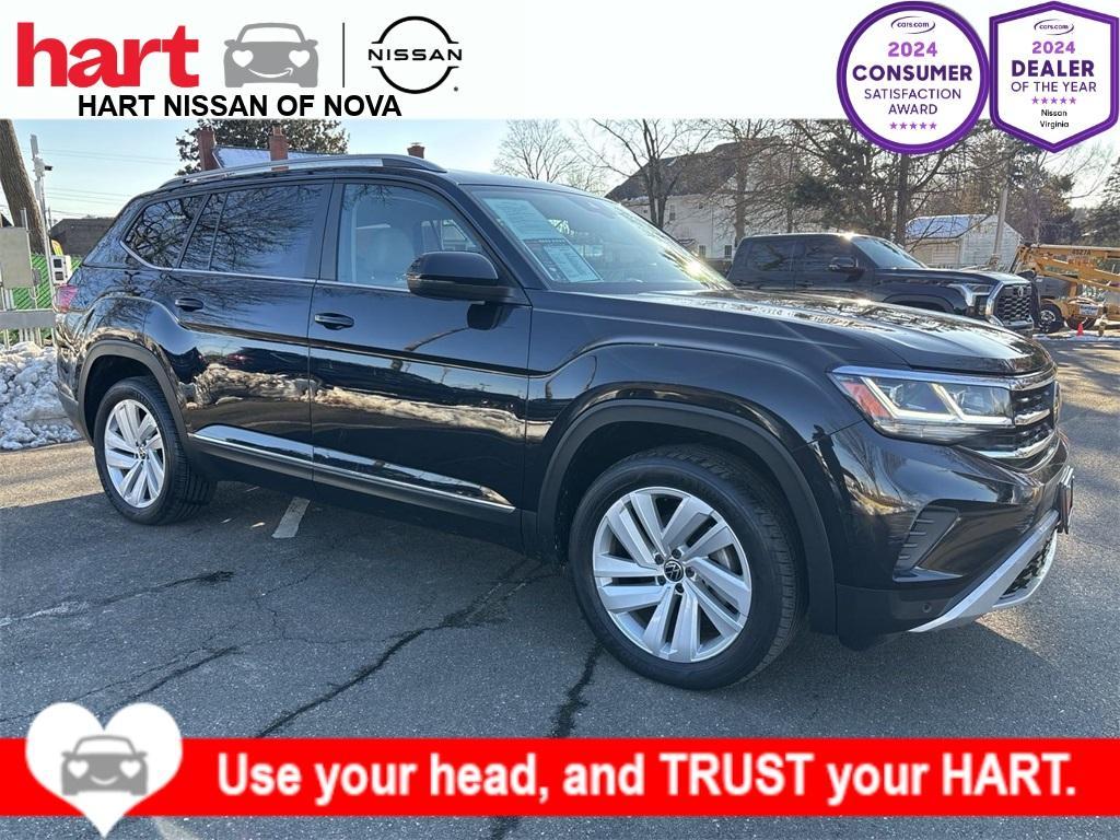 used 2021 Volkswagen Atlas car, priced at $29,000