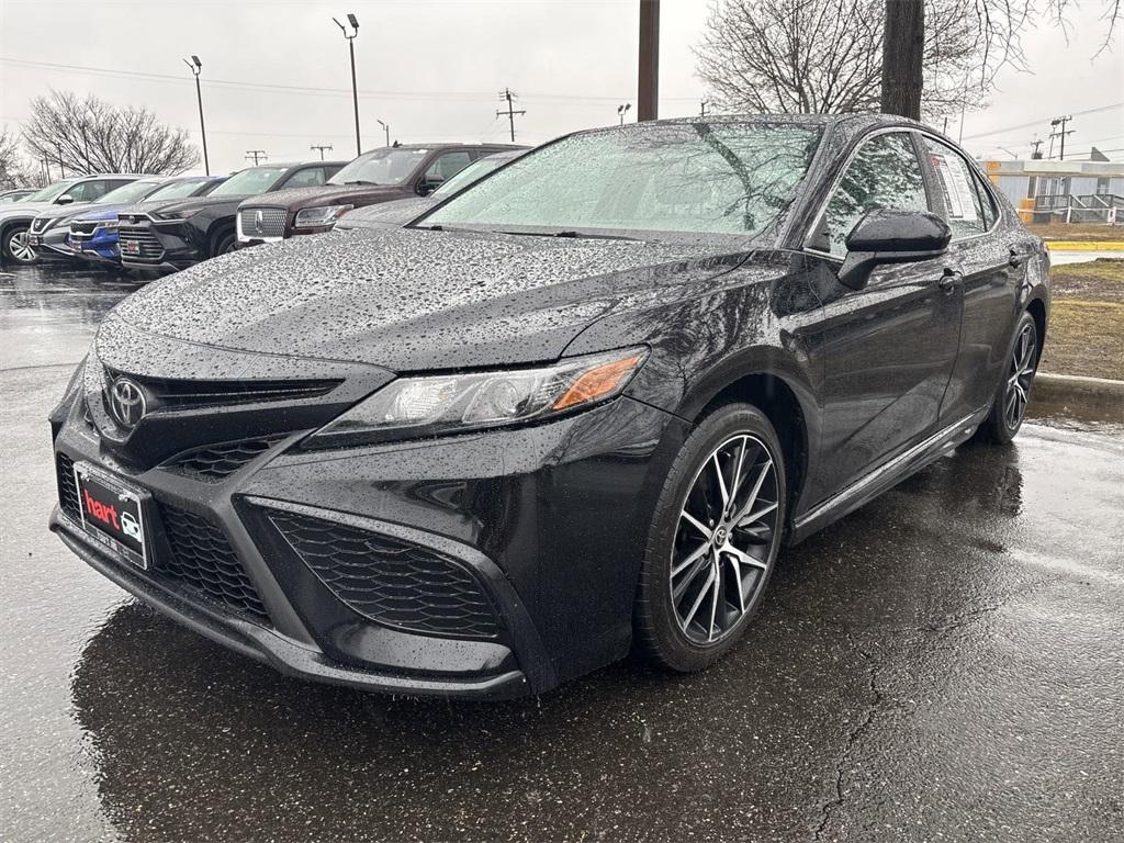 used 2021 Toyota Camry car, priced at $22,000