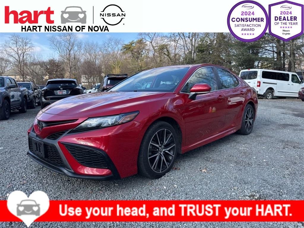 used 2021 Toyota Camry car, priced at $22,300