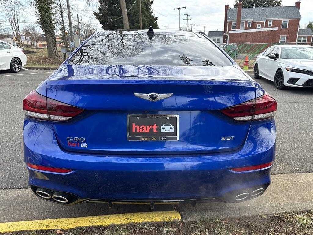 used 2020 Genesis G80 car, priced at $33,000