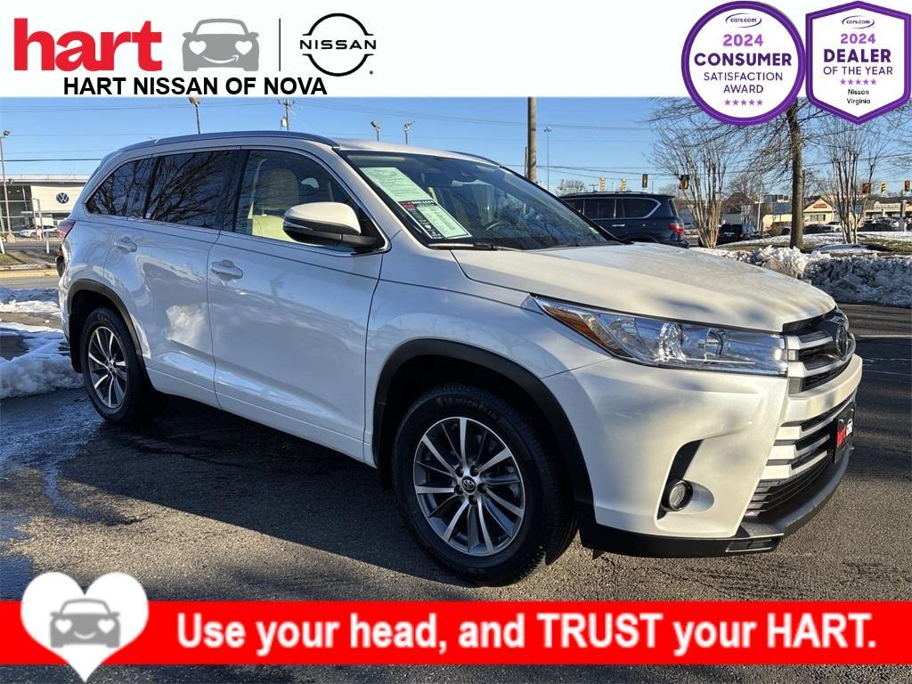 used 2018 Toyota Highlander car, priced at $18,500