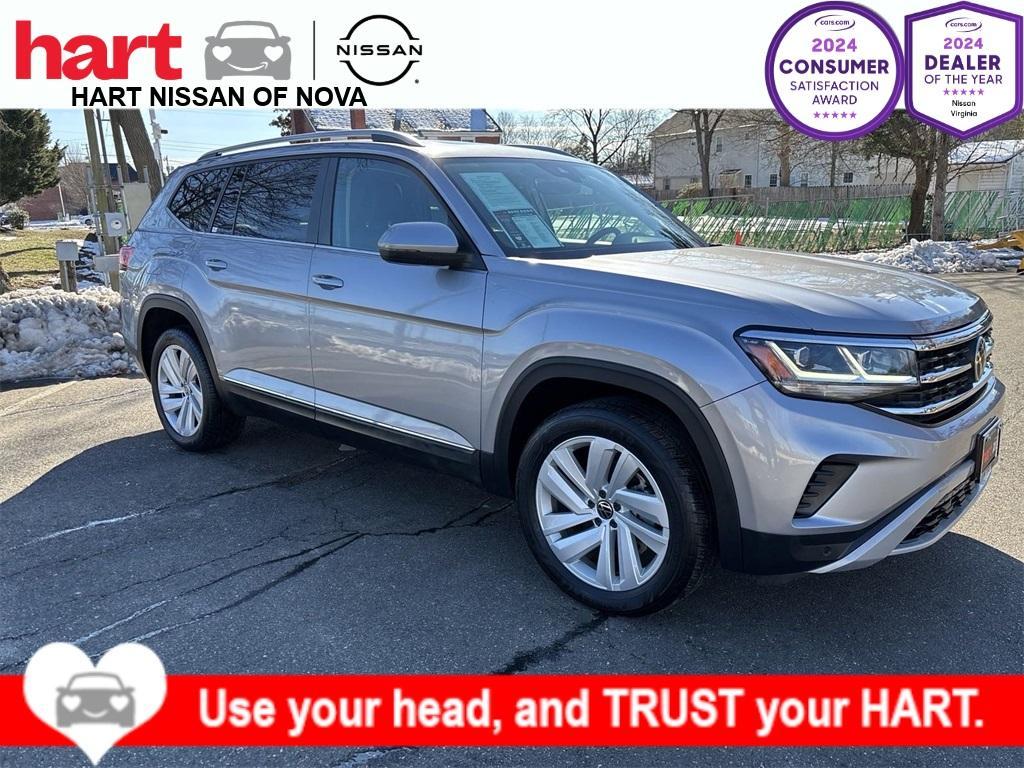 used 2021 Volkswagen Atlas car, priced at $28,500