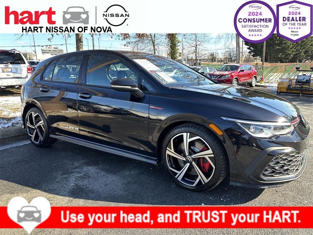 used 2024 Volkswagen Golf GTI car, priced at $30,200