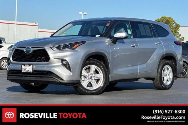 used 2021 Toyota Highlander Hybrid car, priced at $35,977