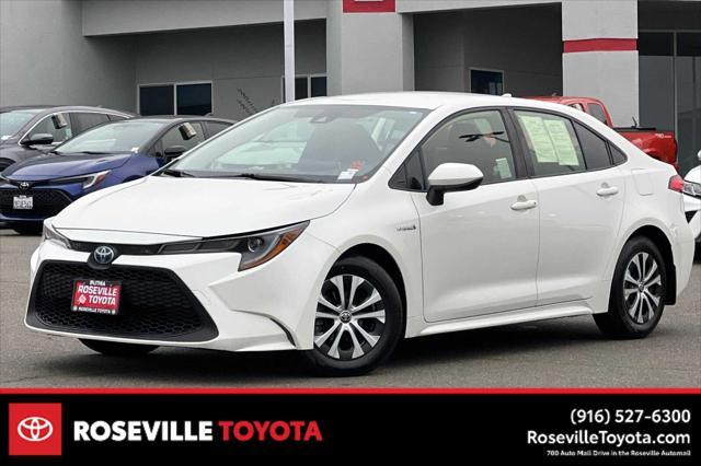 used 2021 Toyota Corolla Hybrid car, priced at $17,999