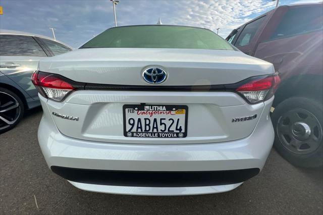 used 2022 Toyota Corolla Hybrid car, priced at $23,999