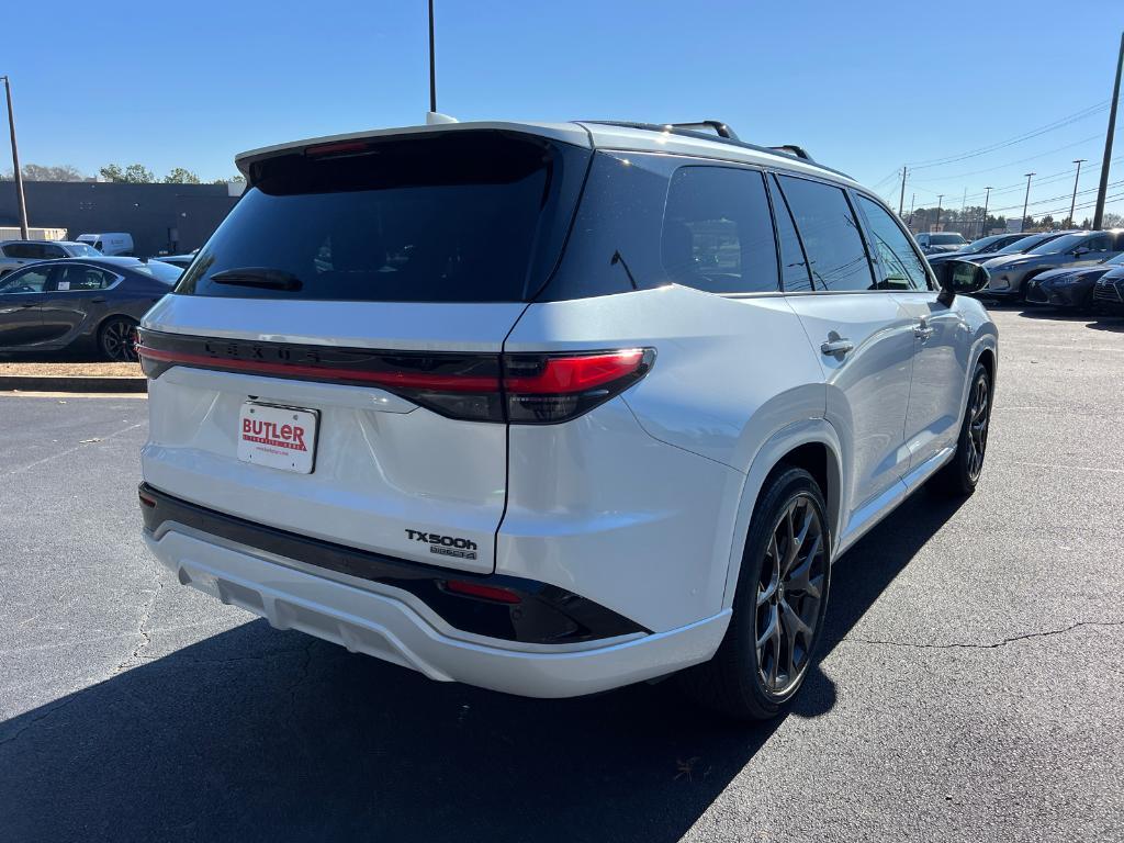 new 2025 Lexus TX 500h car, priced at $74,520