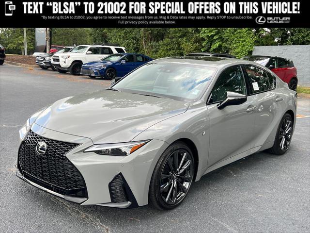new 2025 Lexus IS 350 car, priced at $50,348