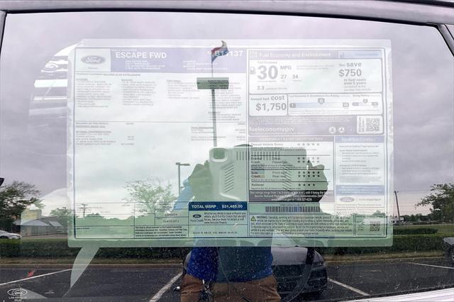 new 2025 Ford Escape car, priced at $31,485