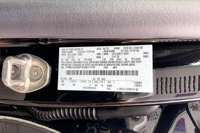 new 2025 Ford Escape car, priced at $31,485