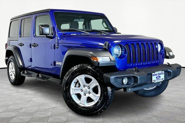 used 2019 Jeep Wrangler Unlimited car, priced at $25,591