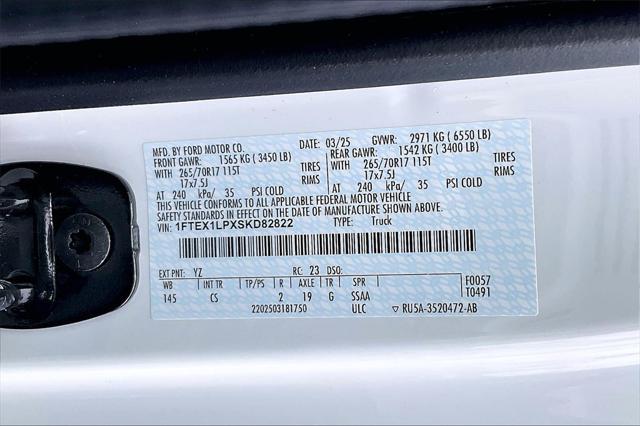 new 2025 Ford F-150 car, priced at $47,830