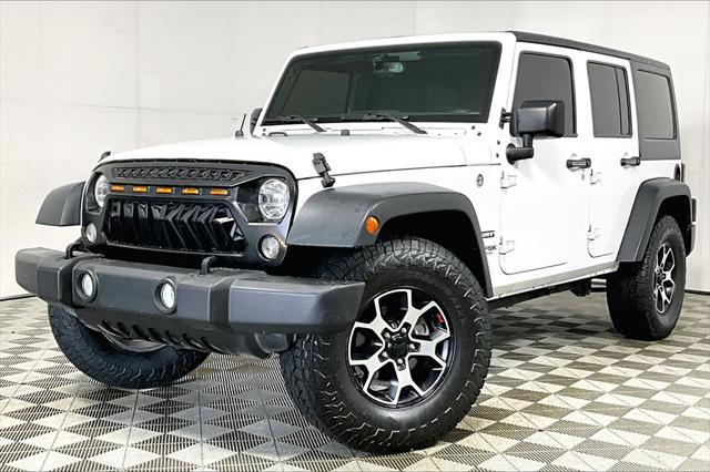 used 2018 Jeep Wrangler JK Unlimited car, priced at $22,991