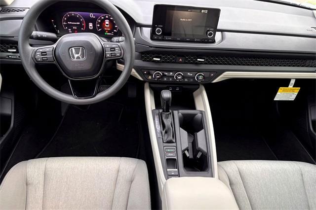 new 2025 Honda Accord car, priced at $32,210