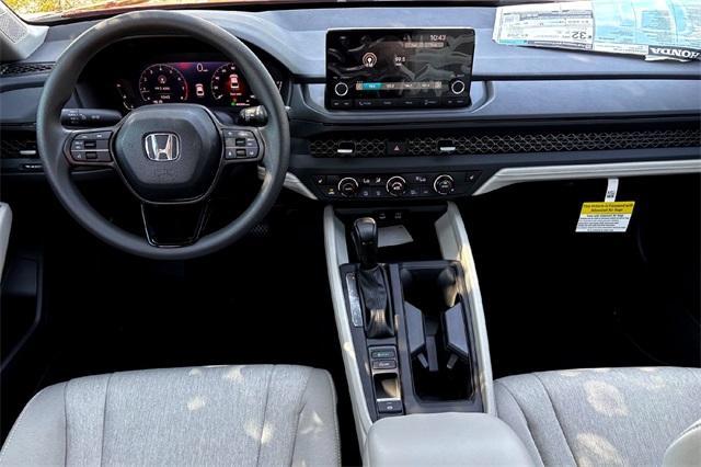 new 2025 Honda Accord car, priced at $32,165