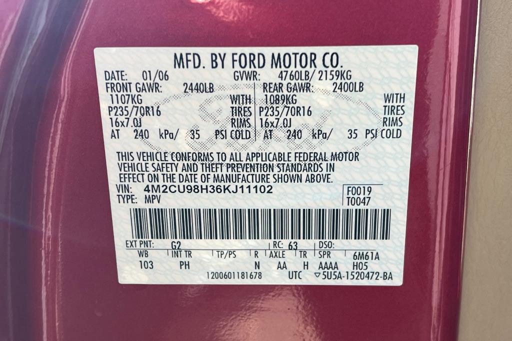 used 2006 Mercury Mariner Hybrid car, priced at $6,991