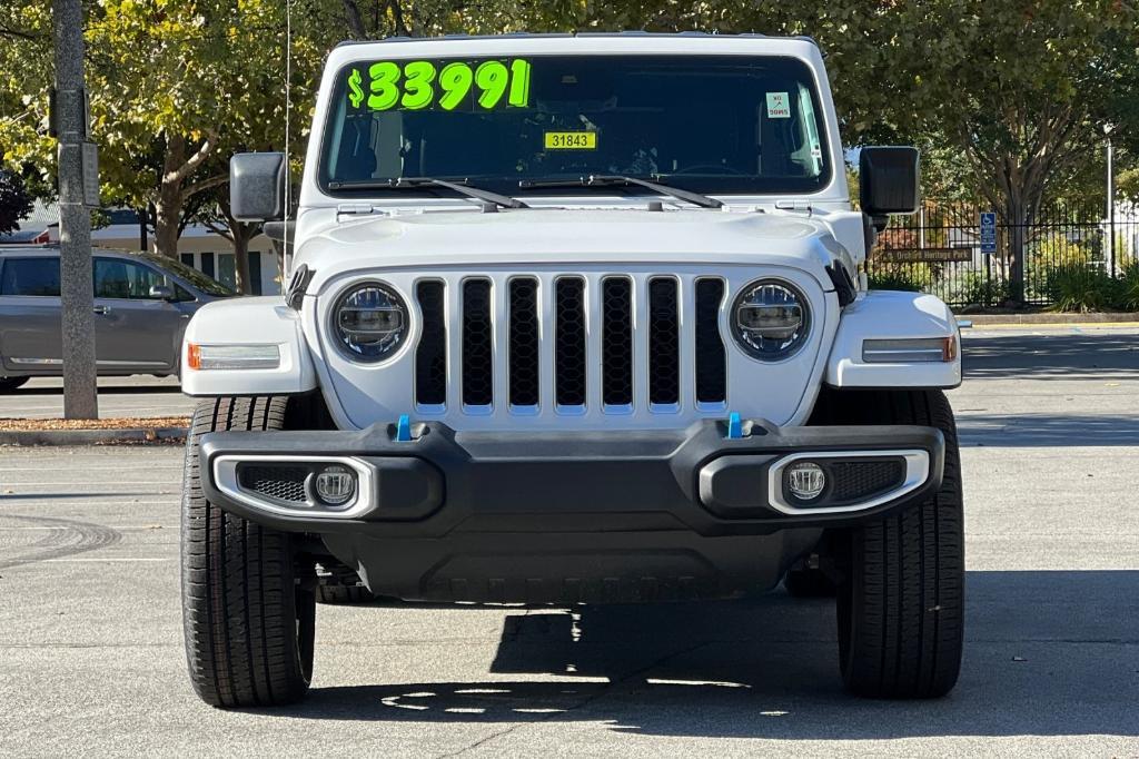 used 2022 Jeep Wrangler Unlimited 4xe car, priced at $33,855