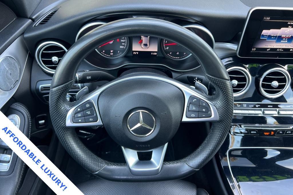 used 2018 Mercedes-Benz C-Class car, priced at $21,891