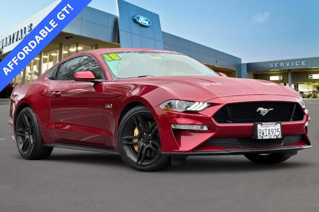 used 2018 Ford Mustang car, priced at $25,695