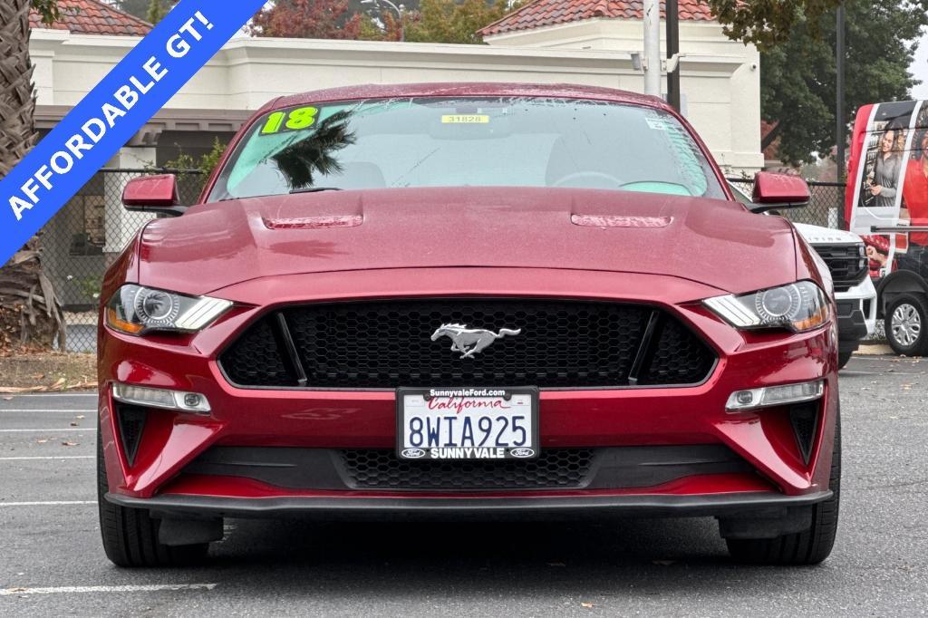 used 2018 Ford Mustang car, priced at $25,695