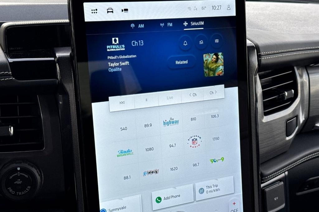 new 2025 Ford F-150 Lightning car, priced at $80,492