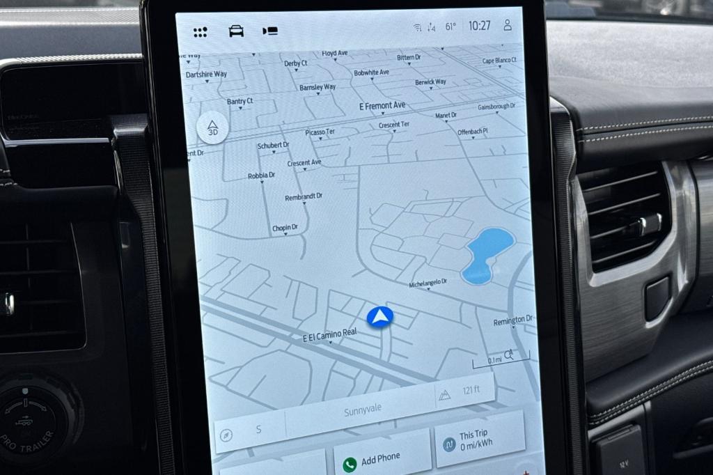 new 2025 Ford F-150 Lightning car, priced at $80,492