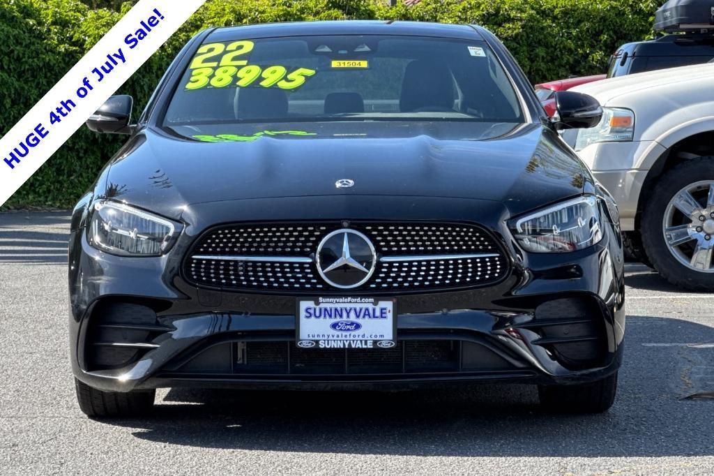 used 2022 Mercedes-Benz E-Class car, priced at $35,591