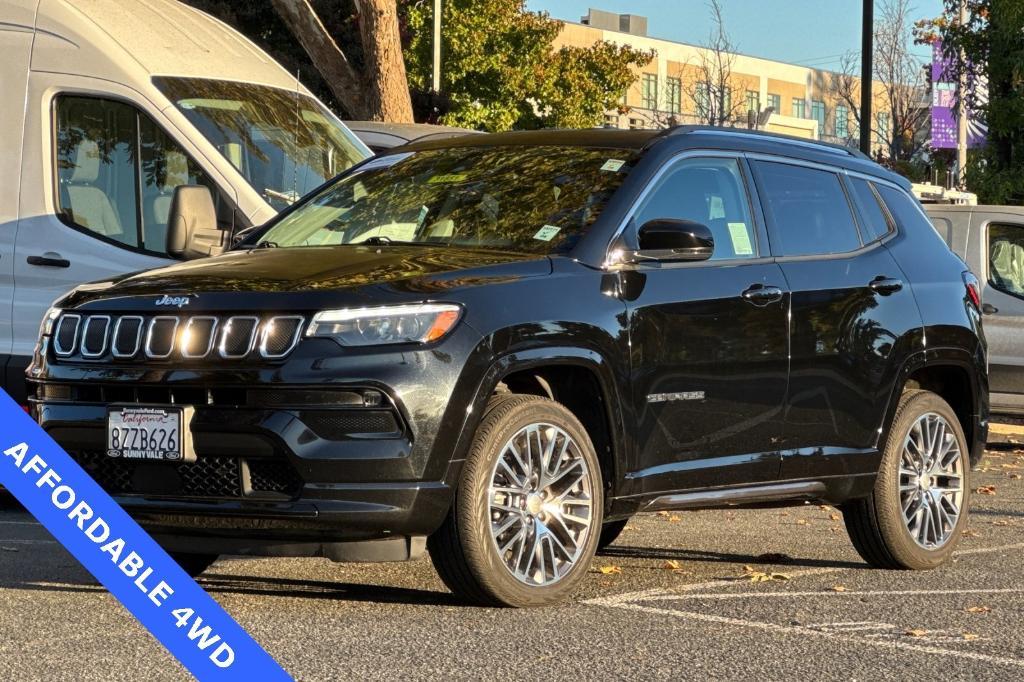 used 2022 Jeep Compass car, priced at $22,591