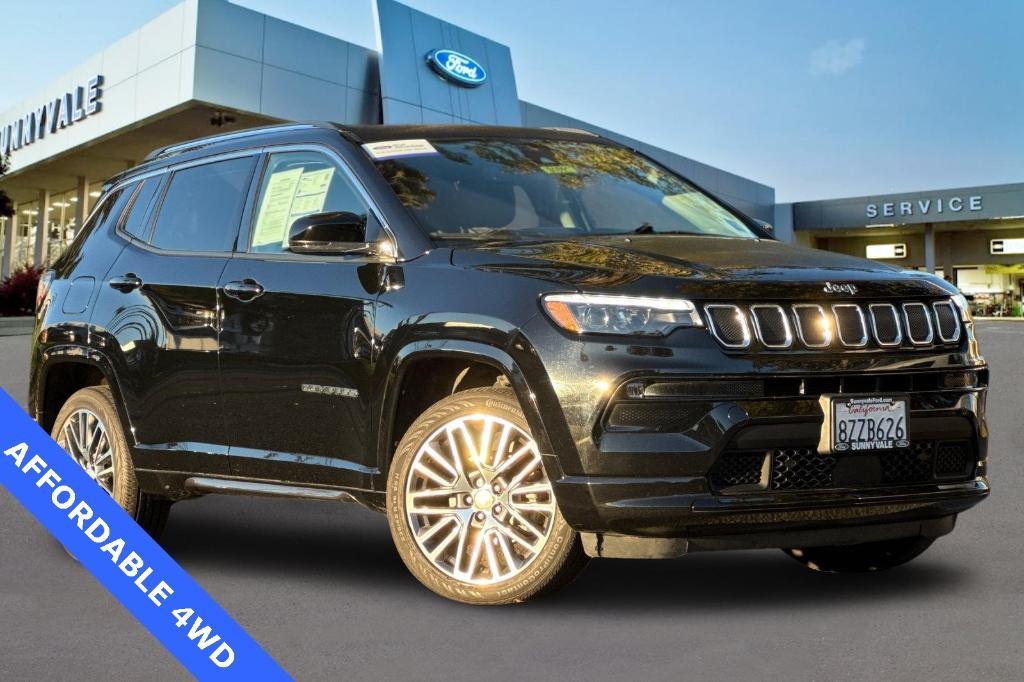 used 2022 Jeep Compass car, priced at $22,591