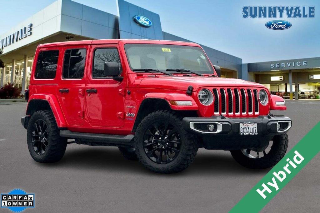 used 2021 Jeep Wrangler Unlimited 4xe car, priced at $34,995