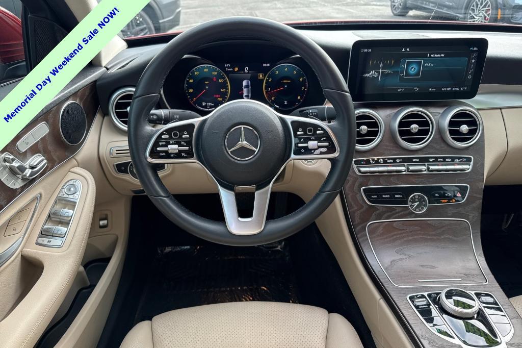 used 2021 Mercedes-Benz C-Class car, priced at $26,495