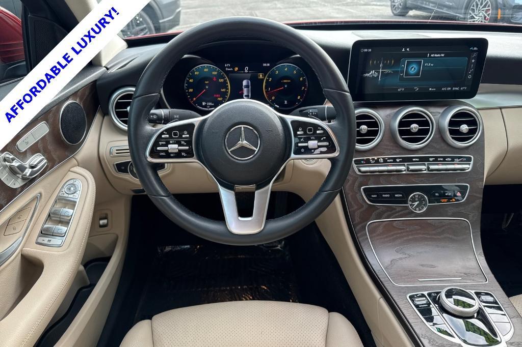 used 2021 Mercedes-Benz C-Class car, priced at $25,991