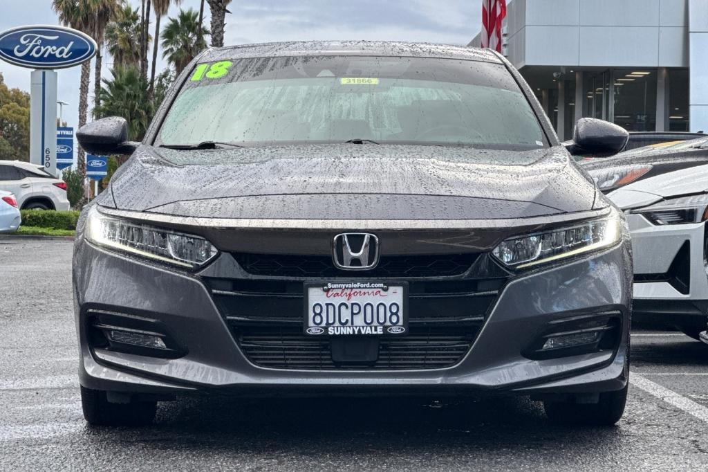 used 2018 Honda Accord car, priced at $20,291