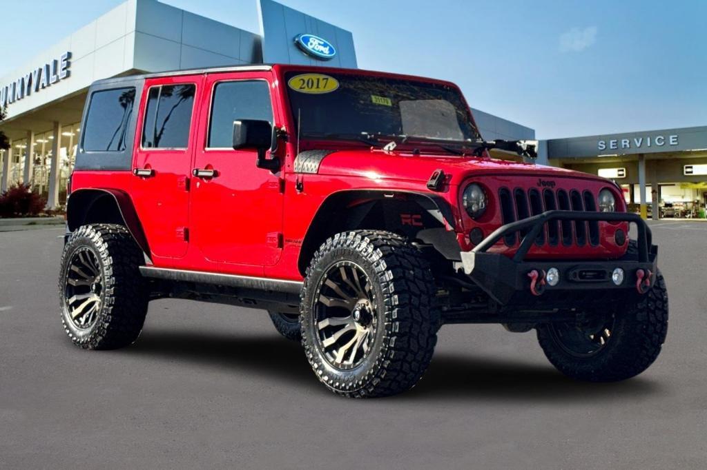 used 2017 Jeep Wrangler Unlimited car, priced at $24,995