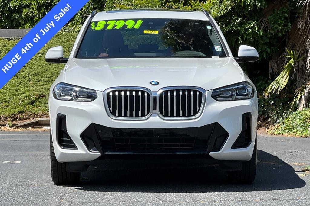 used 2022 BMW X3 car, priced at $34,491