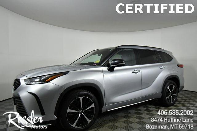 used 2022 Toyota Highlander car, priced at $38,490
