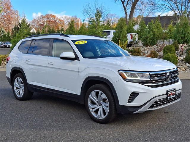 used 2021 Volkswagen Atlas car, priced at $24,977