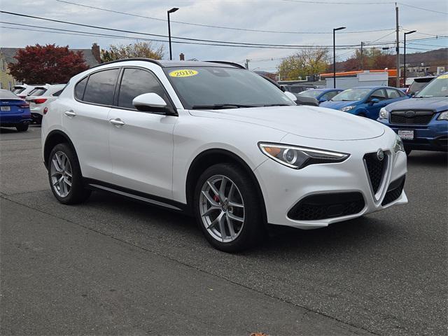 used 2018 Alfa Romeo Stelvio car, priced at $17,900