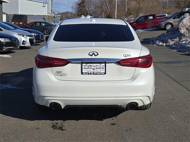 used 2018 INFINITI Q50 car, priced at $18,827