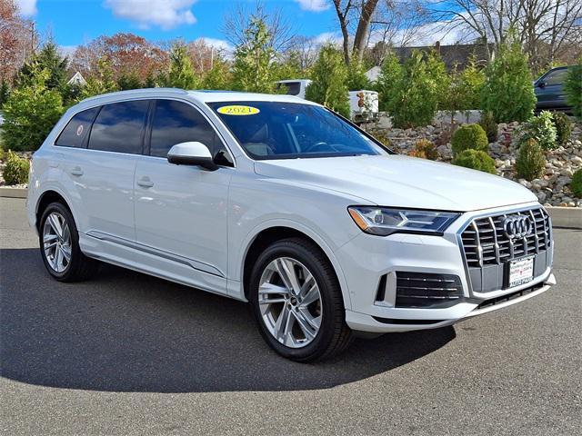 used 2021 Audi Q7 car, priced at $30,500