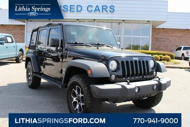used 2018 Jeep Wrangler JK Unlimited car, priced at $21,999